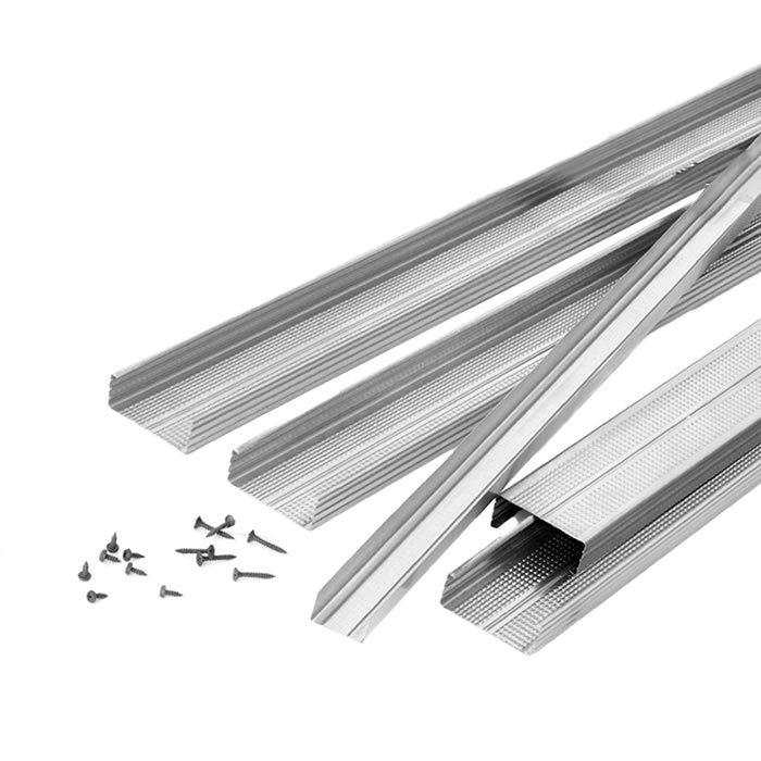 Perfilería metálica o anclajes para drywall
